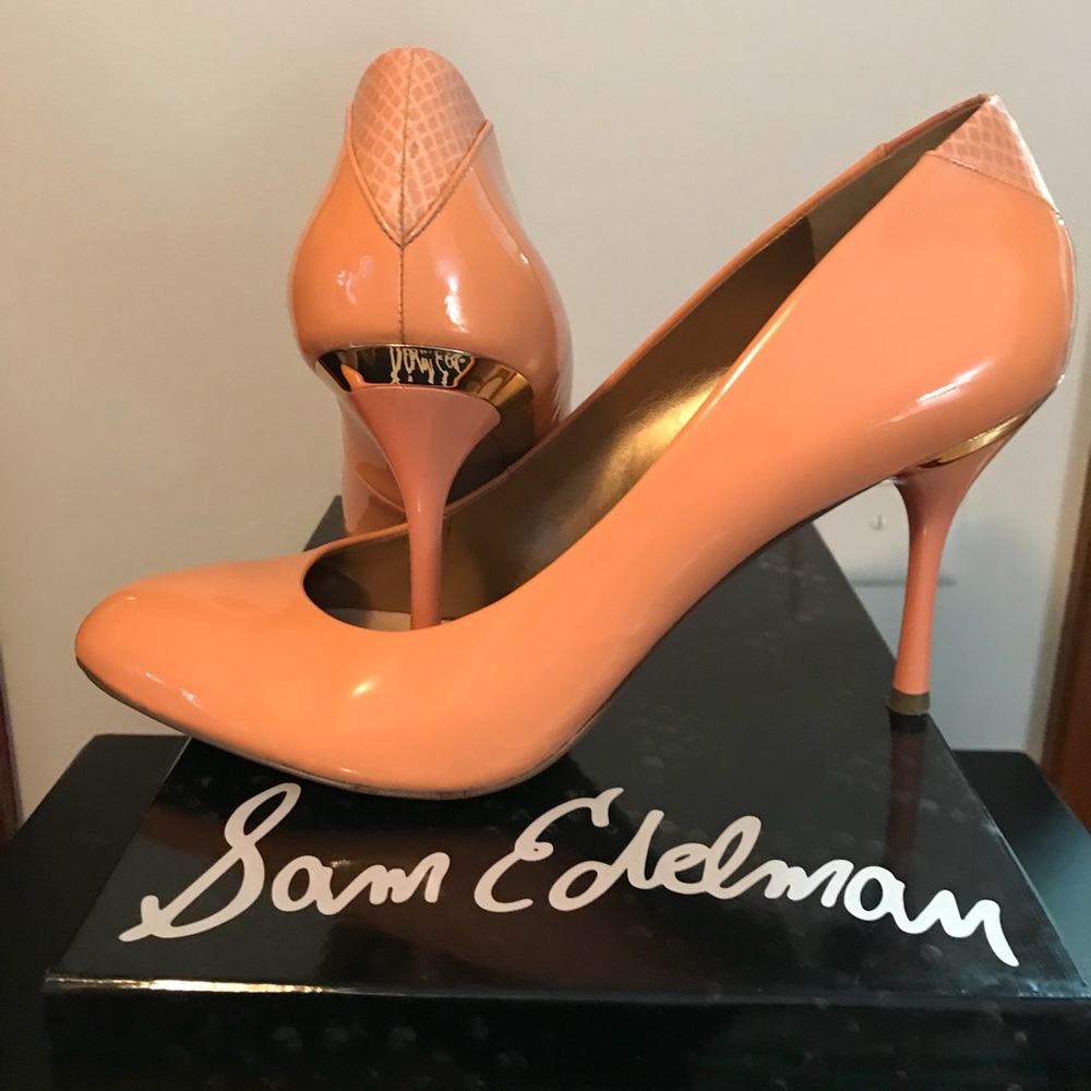 Sam Edelman Pumps-peach and gold sz 10